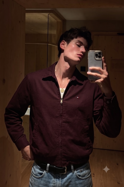 2000 Vintage Tommy Hilfiger Malbec Harrington (M)