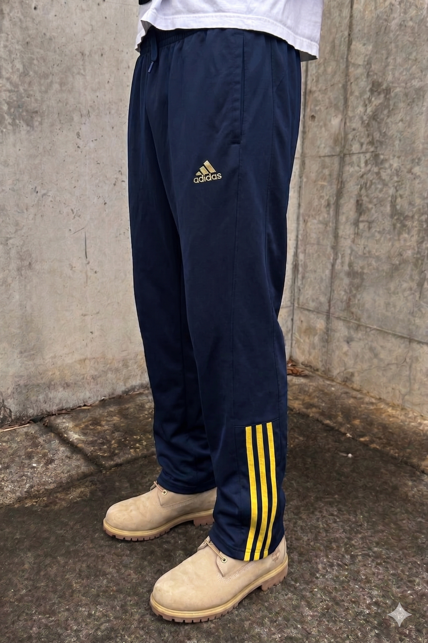 2010 Adidas Navy n' yellow Track Pant (M)