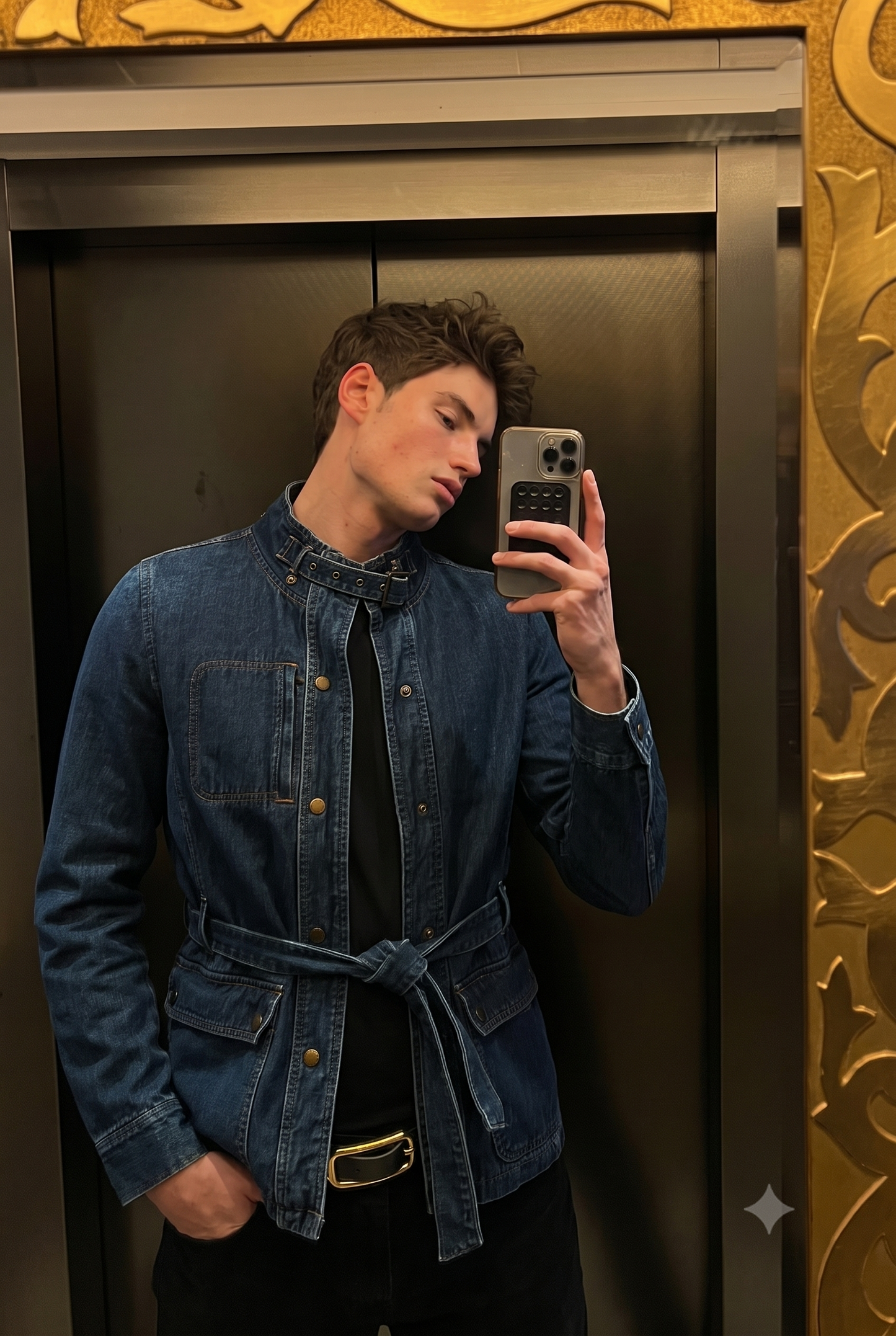 2000 Vintage Ralph Lauren Denim Utility Jacket (S/M)