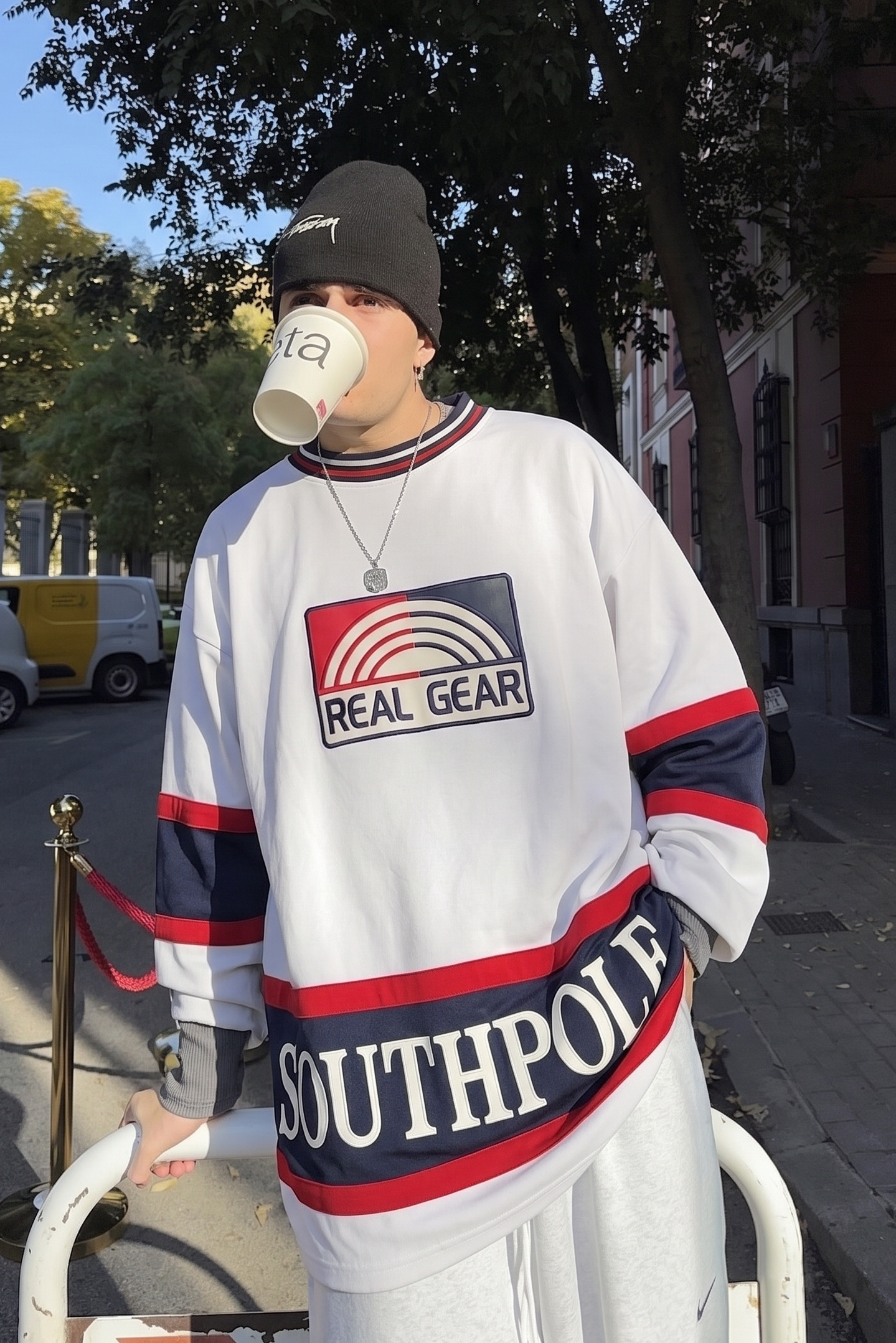 2000 Vintage Southpole Realgear Hockey Crewneck (L/XL)