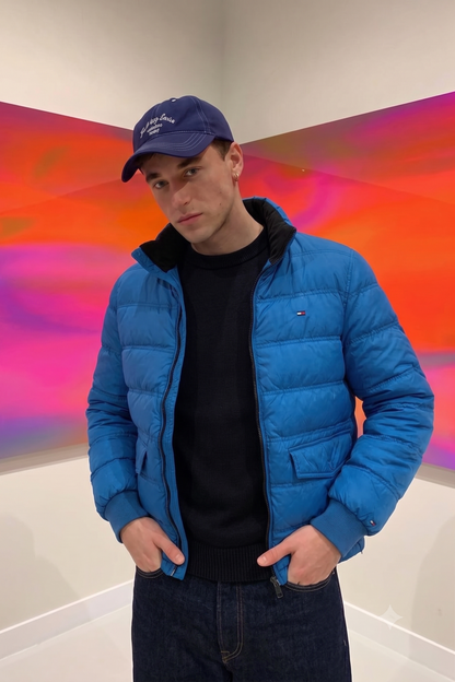 2000 Vintage Tommy Hilfiger Reversible Down Puffer Jacket (S/M)