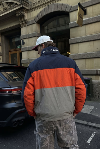 1990 Vintage Nautica Reversible Down Puffer Jacket (L/XL)