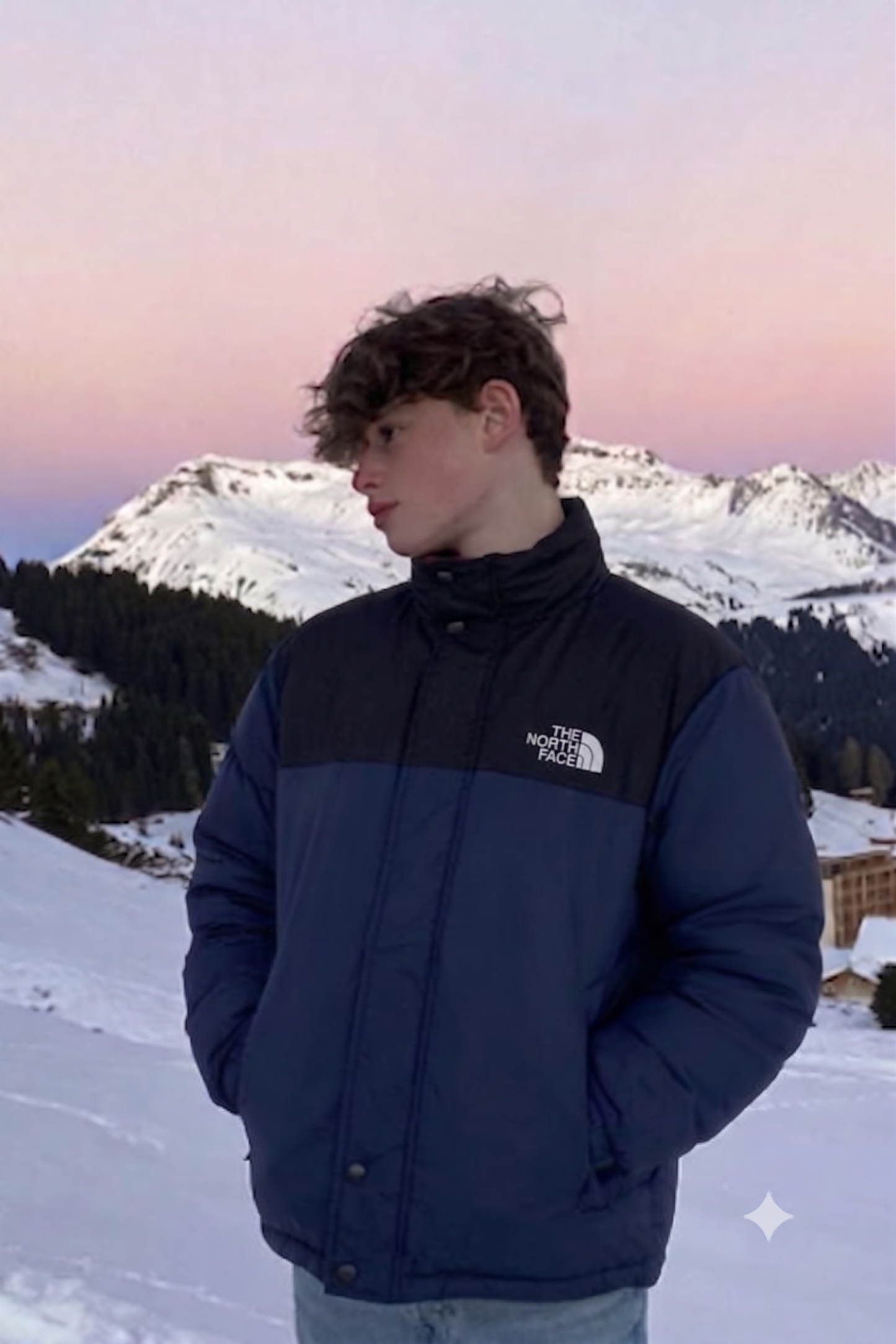 2000 Vintage The North Face Down Padded Jacket (L/XL)