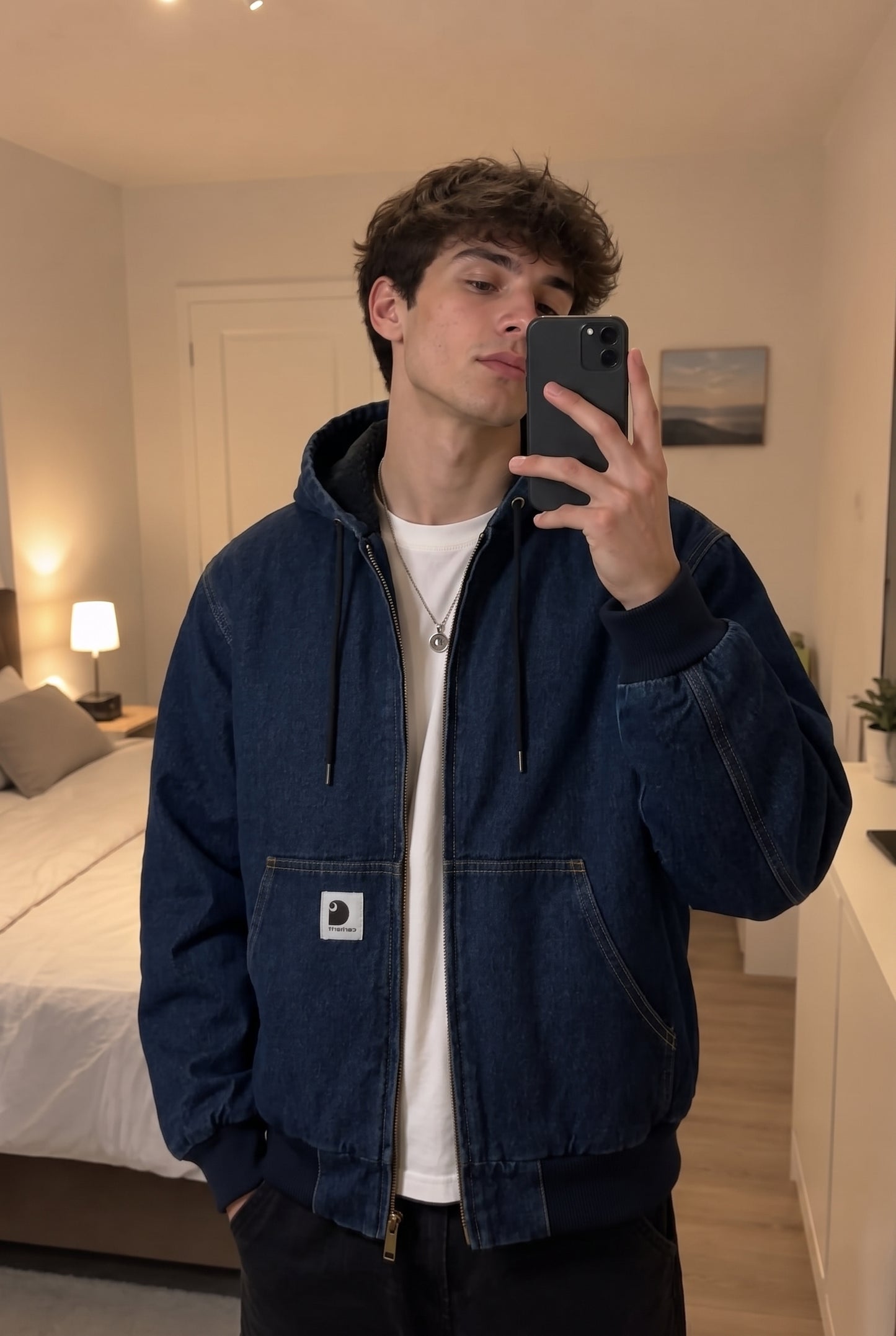 Carhartt WIP Dark Denim OG Active Jacket (M)