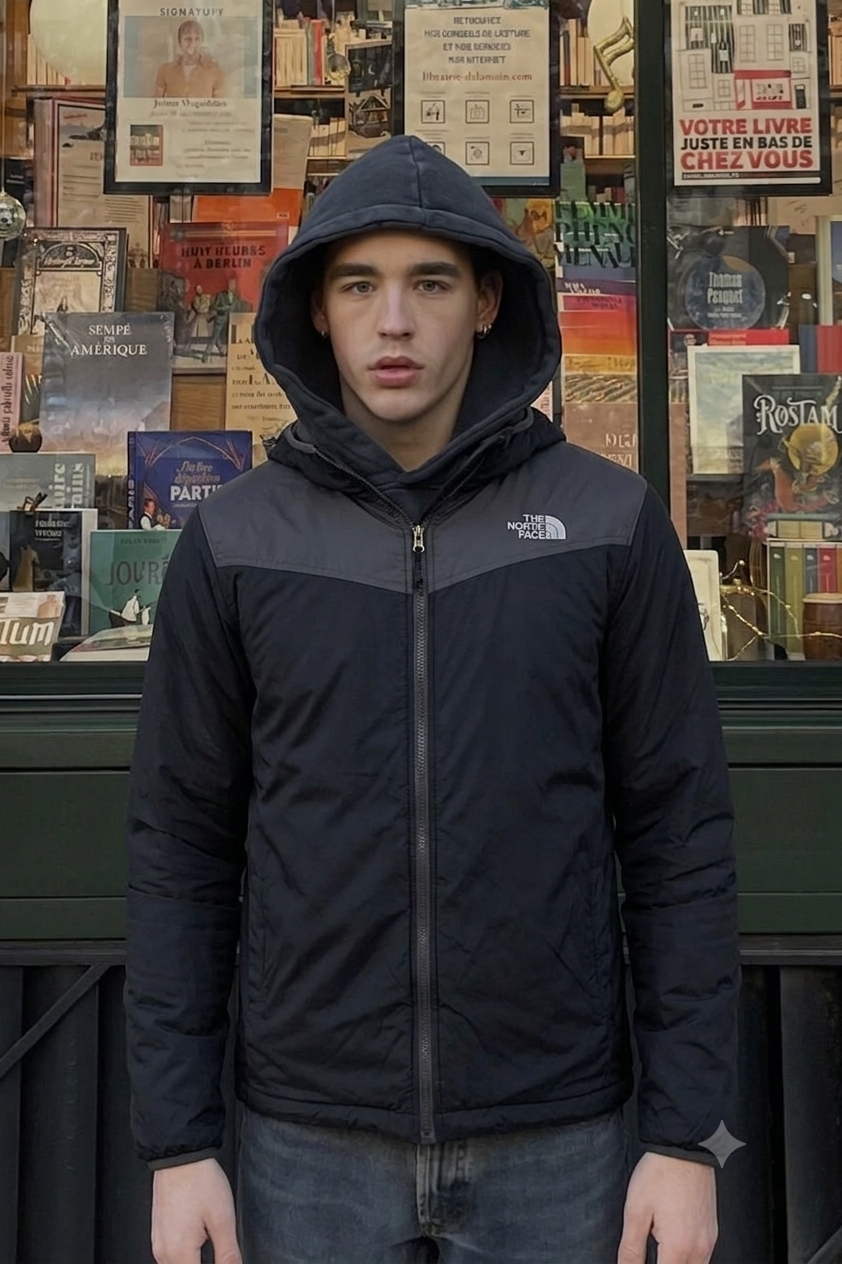 2000 Vintage North Face Reversible Impermeable/Polartec Jacket (S/M)