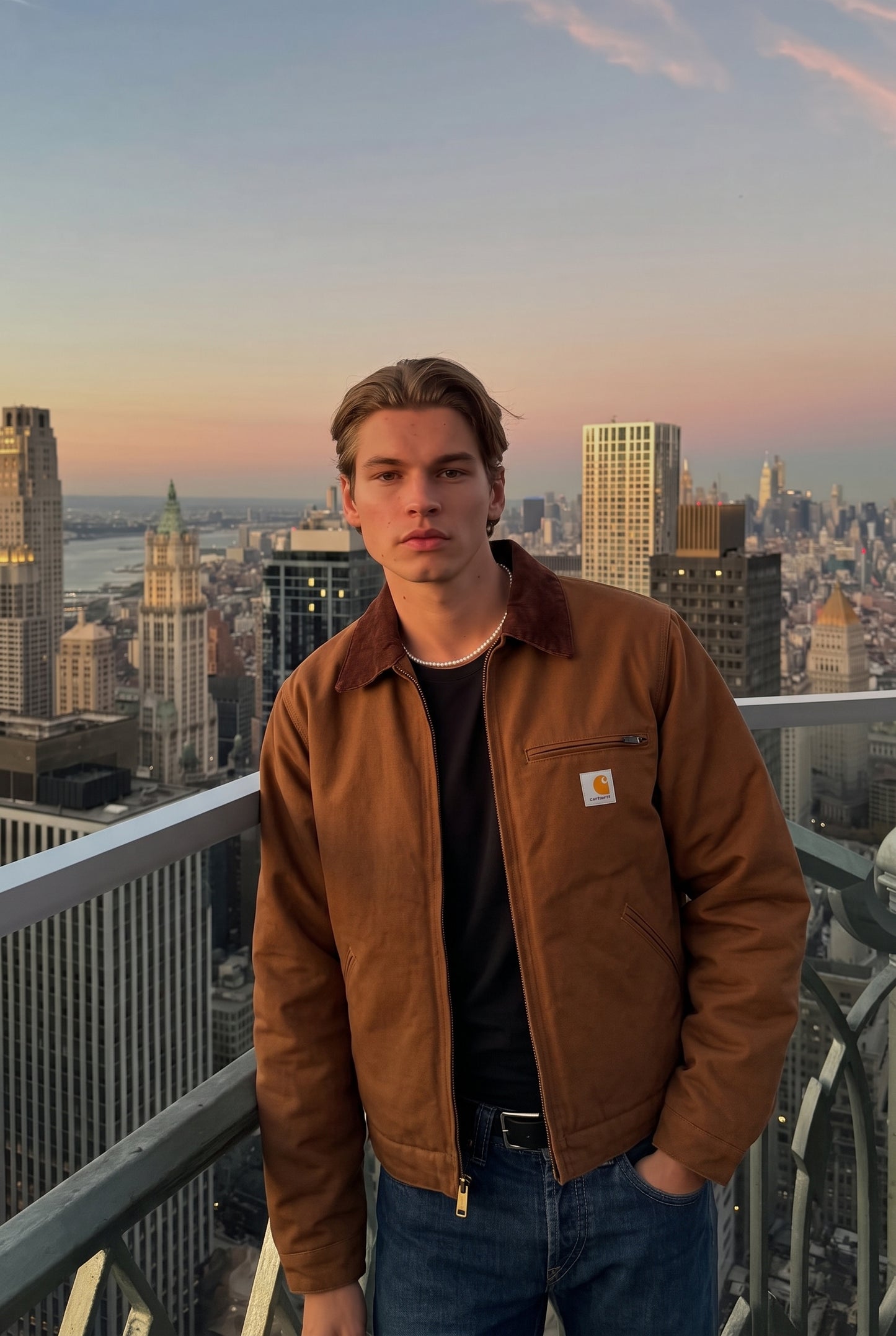Carhartt Hamilton Interstellar Brown Detroit Jacket (M/L)