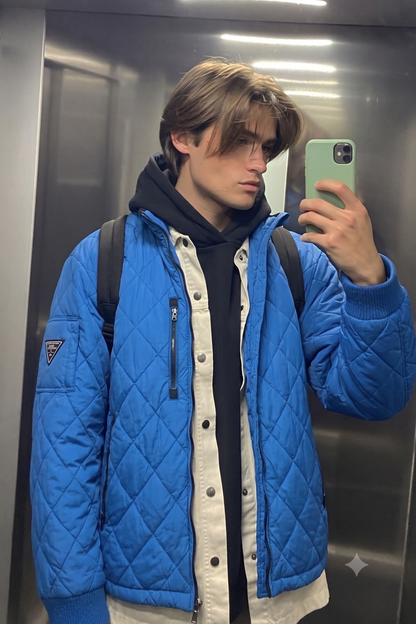2000 Vintage Tommy Hilfiger Royal Blue Puffer Jacket(L/XL)