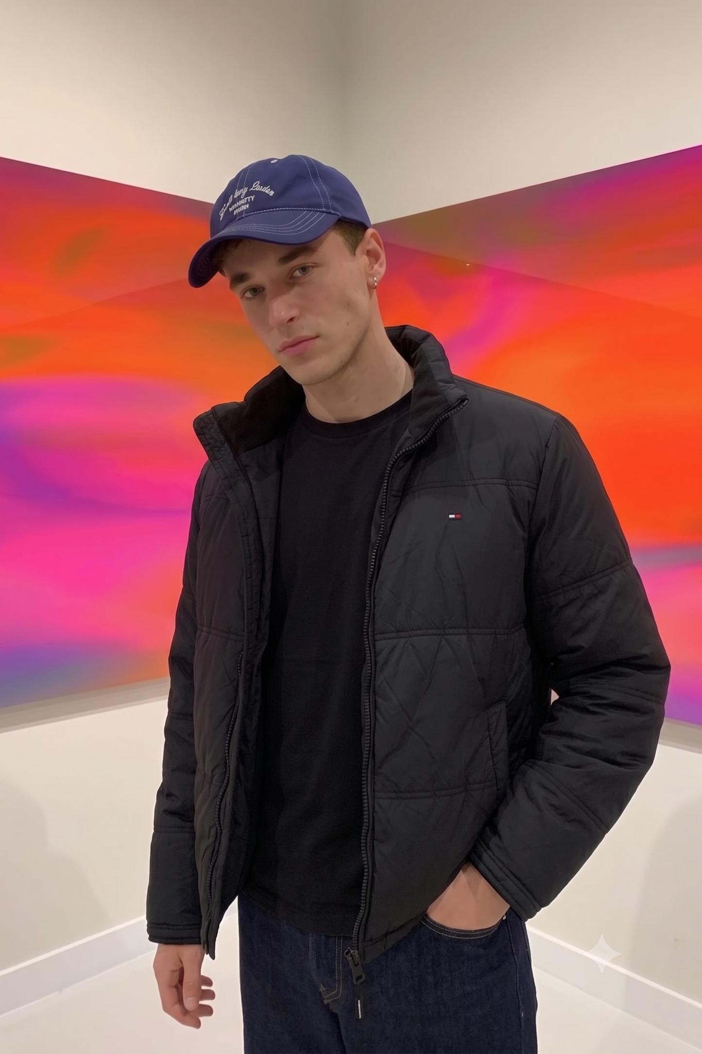 2010 Tommy Hilfiger Black Puffer Jacket (M/L)