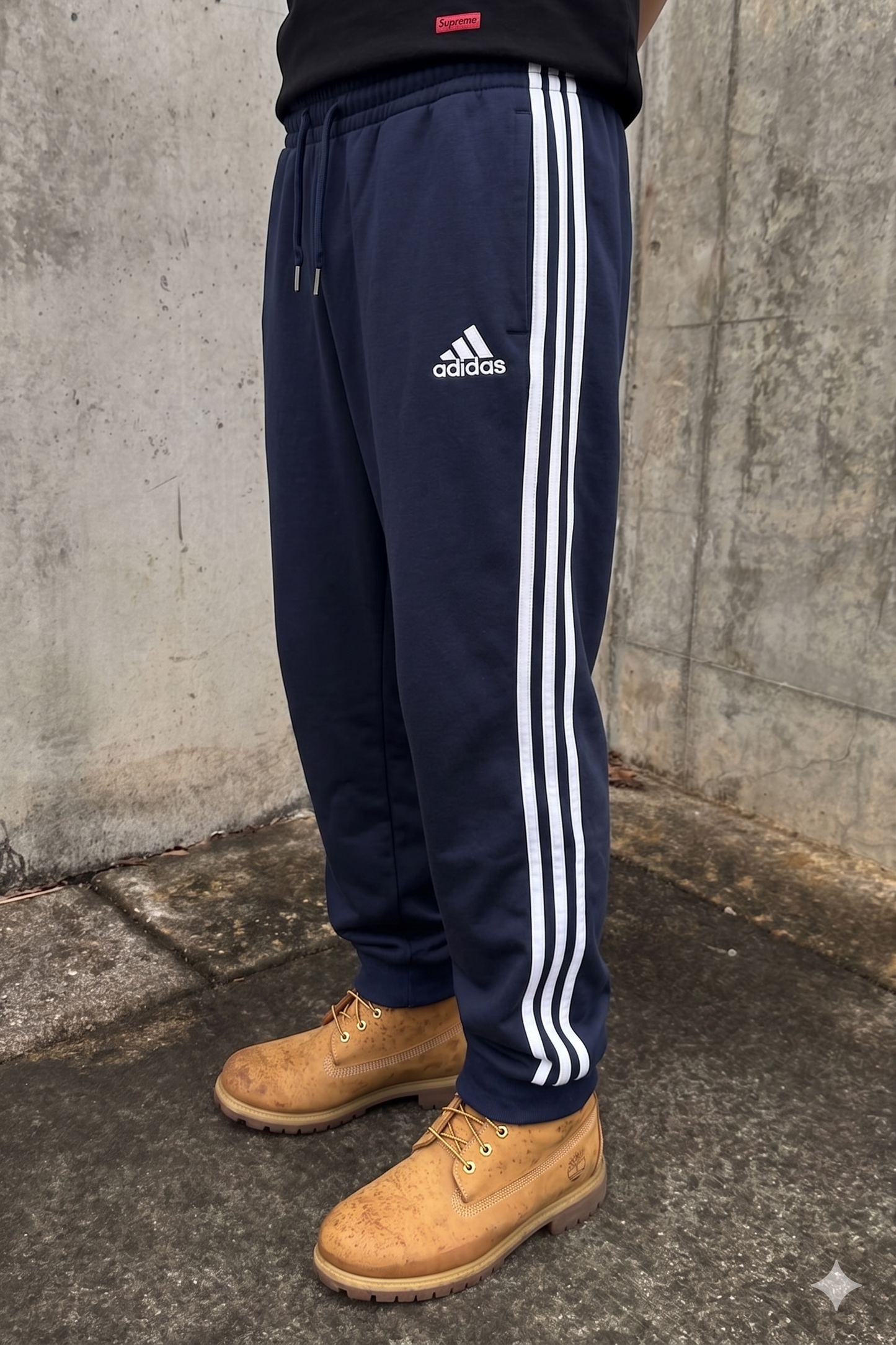 2000 Vintage Adidas Navy Track Pant (M)