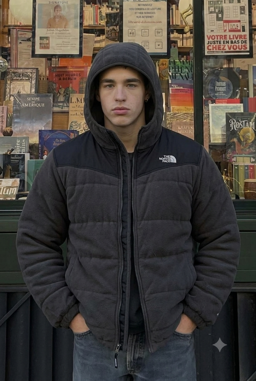 2000 Vintage North Face Reversible Impermeable/Polartec Jacket (S/M)