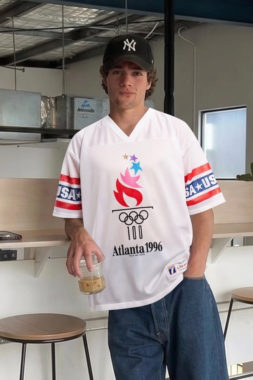 1996 Vintage Atlanta Olympics Game Mesh Jersey (M/L)