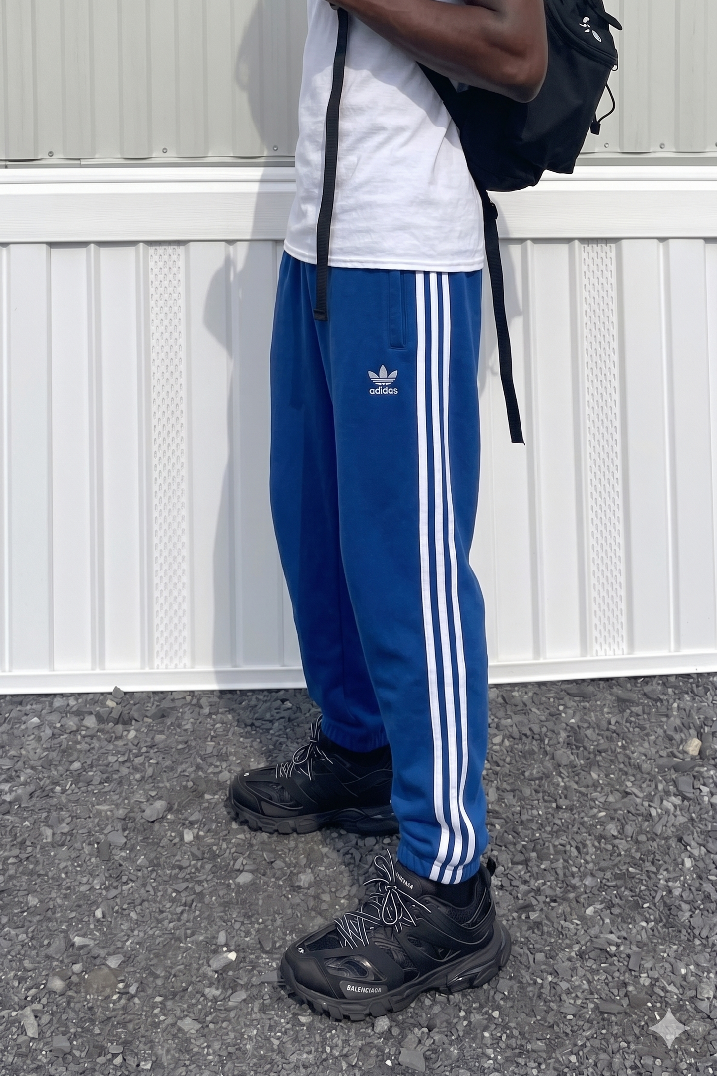 2012 Adidas Royal Blue Cotton Track Pant (M/L)