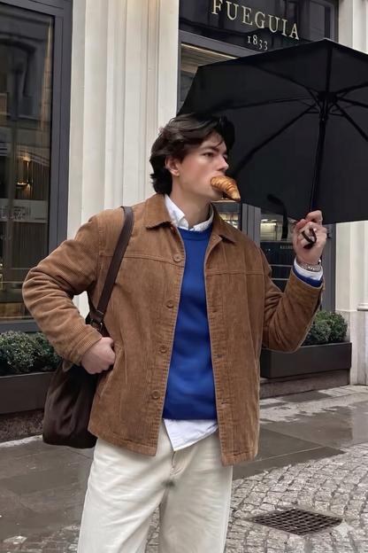 2000 Polo Sport Ralph Lauren Corduroy Quilted Harrington (S/M)