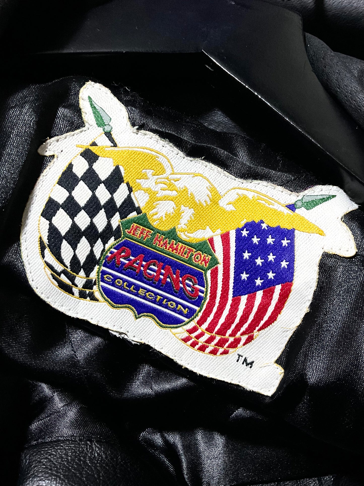 2000 Vintage Jeff Hamilton x Nascar Goodwrench Leather Racing Jacket (L/XL)