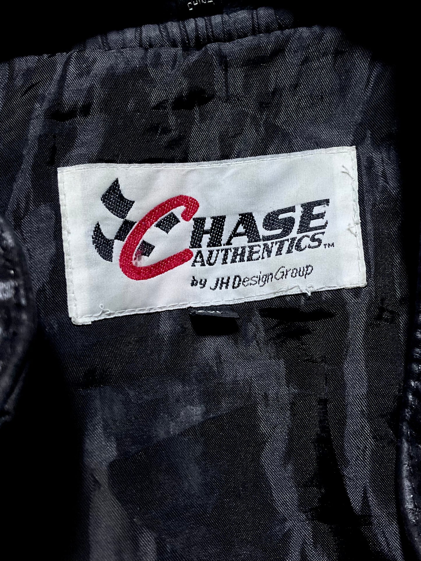 1999 Vintage Jeff Hamilton Nascar Dale Earnhardt Leather Racing Jacket (L/XL)