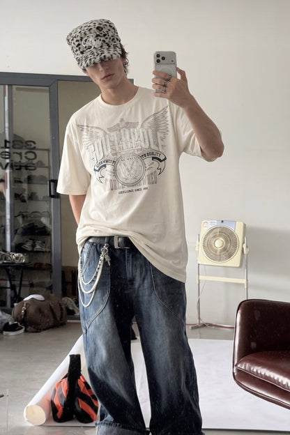 2000 Vintage Southpole Embroidered Wings Tee (L/XL)