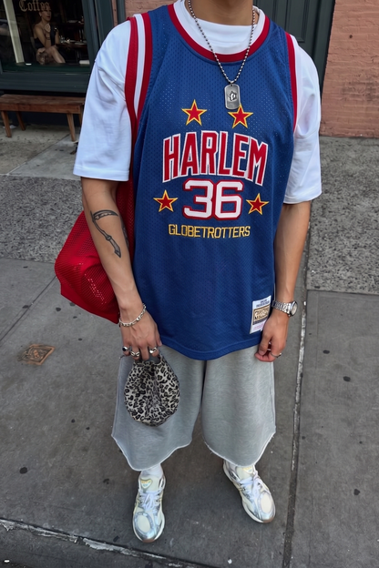 2002 Vintage Platinum Fubu x Harlem Globetrotters Jersey (L/XL)