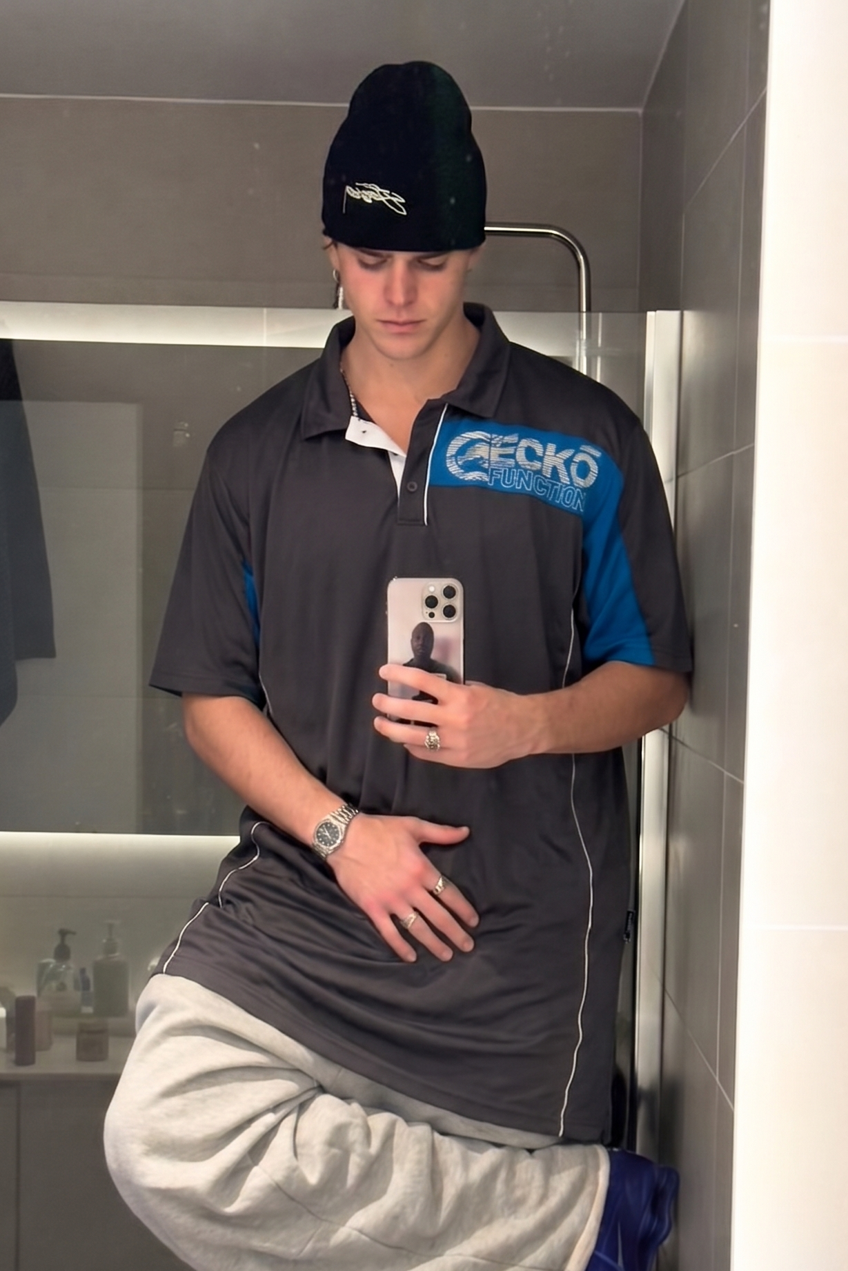2000 Vintage Ecko Graphic Polo Shirt (M/L)