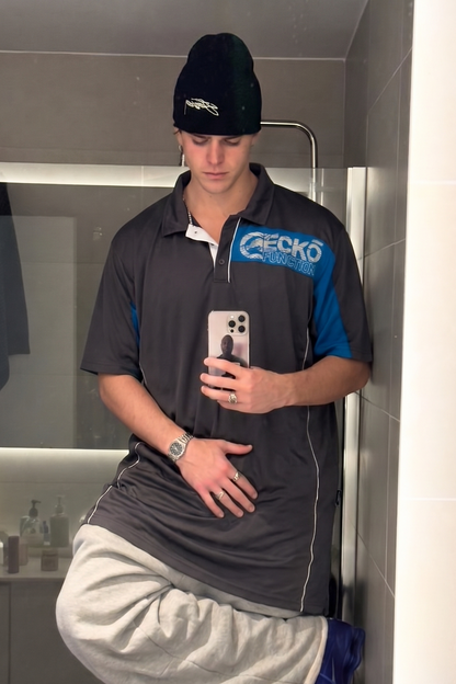 2000 Vintage Ecko Graphic Polo Shirt (M/L)