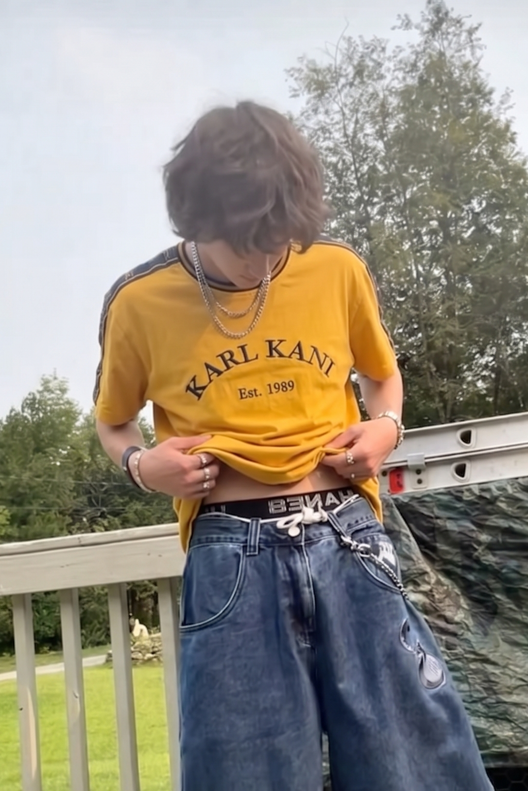 2000 Vintage Karl Kani Boxy Tee (M)