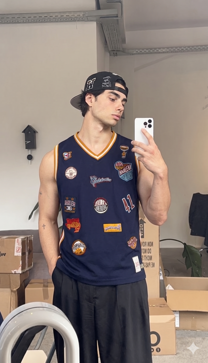 2000 Vintage Platinum Fubu x Harlem Globerotters Jersey (S/M)