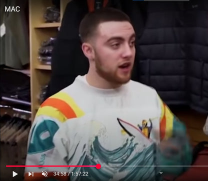 1980 Adidas Vintage Mac Miller Amuza River Crewneck (M/L)