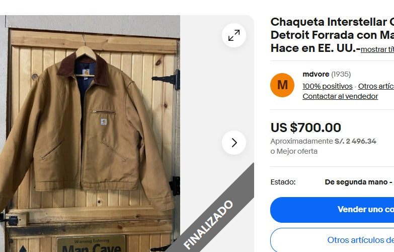 Vintage Carhartt Interstellar Detroit Jacket (L/XL)