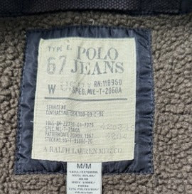 2000 Vintage Polo Jeans Company MA-1 Flight Bomber Jacket (M/L)