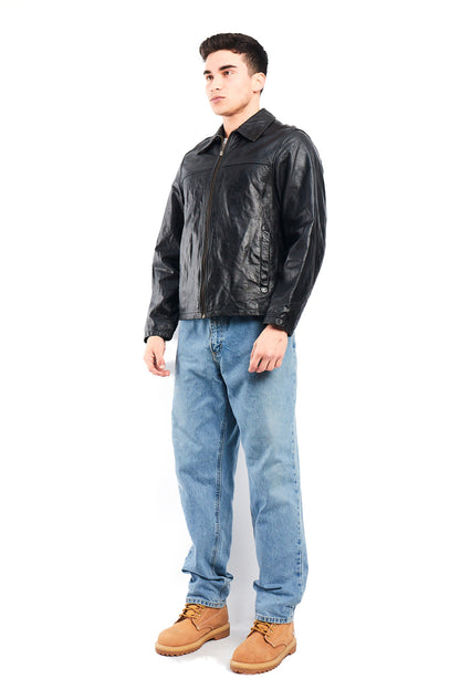 2000 Cowhide Leather Harrington Jacket (M)