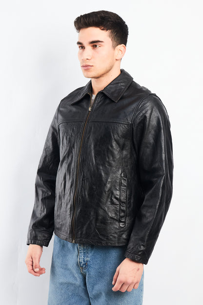 2000 Cowhide Leather Harrington Jacket (M)