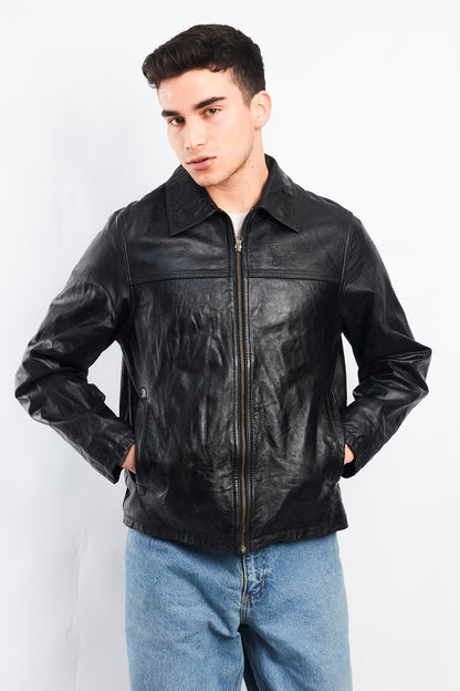 2000 Cowhide Leather Harrington Jacket (M)