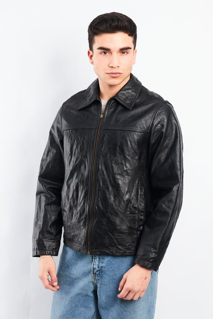 2000 Cowhide Leather Harrington Jacket (M)