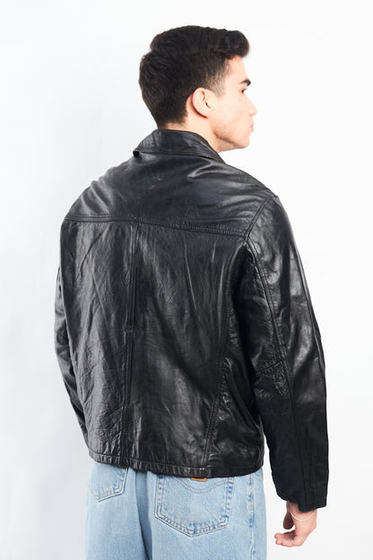 2000 Cowhide Leather Harrington Jacket (M)