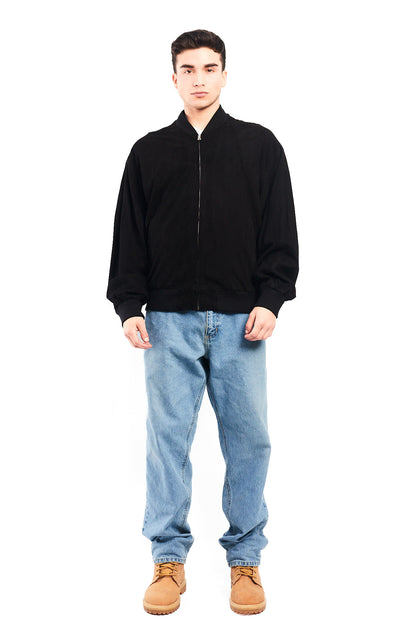 2010 Renzo Costa Leather Bomber Jacket (L/XL)