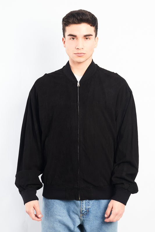2010 Renzo Costa Leather Bomber Jacket (L/XL)