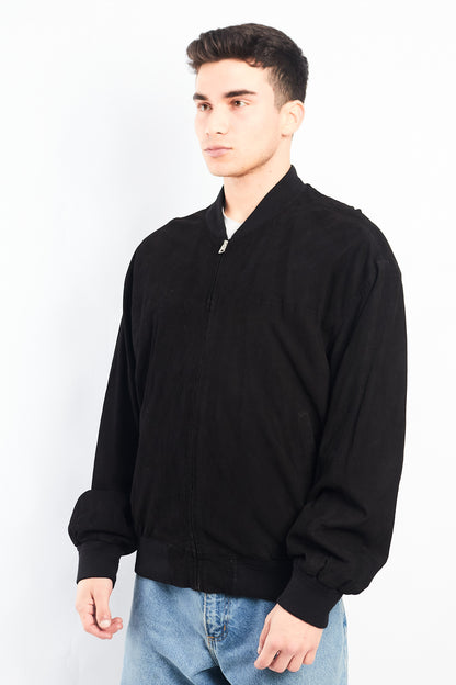 2010 Renzo Costa Leather Bomber Jacket (L/XL)
