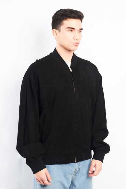 2010 Renzo Costa Leather Bomber Jacket (L/XL)