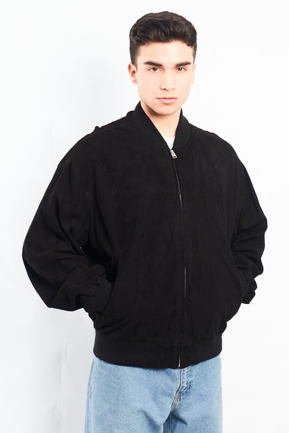 2010 Renzo Costa Leather Bomber Jacket (L/XL)