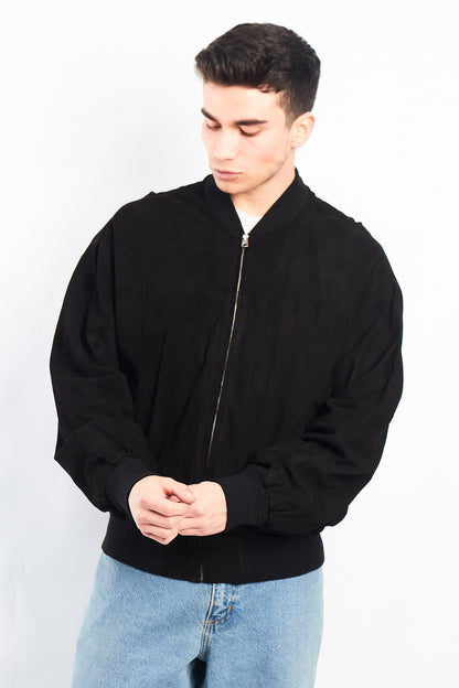 2010 Renzo Costa Leather Bomber Jacket (L/XL)