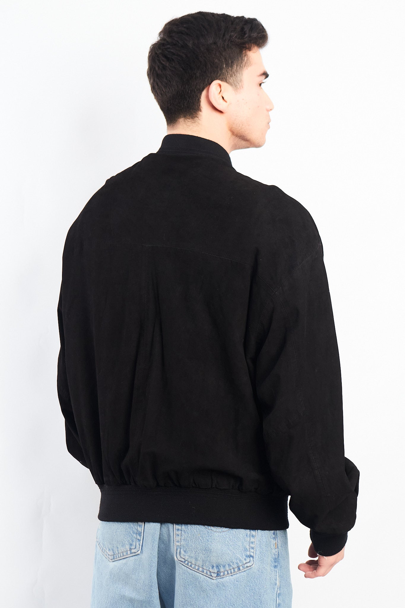 2010 Renzo Costa Leather Bomber Jacket (L/XL)