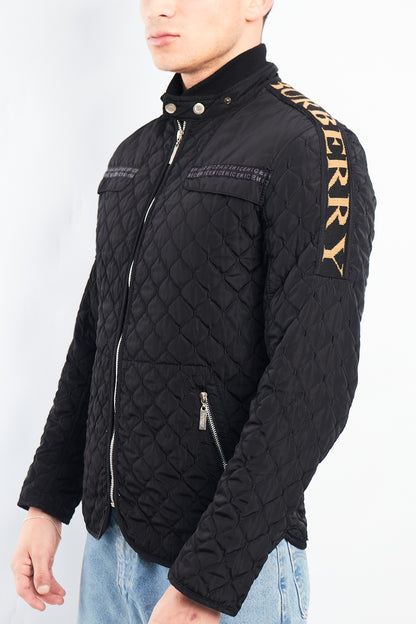 2000 Burberry Big Logo Puffer Jacket (S/M)