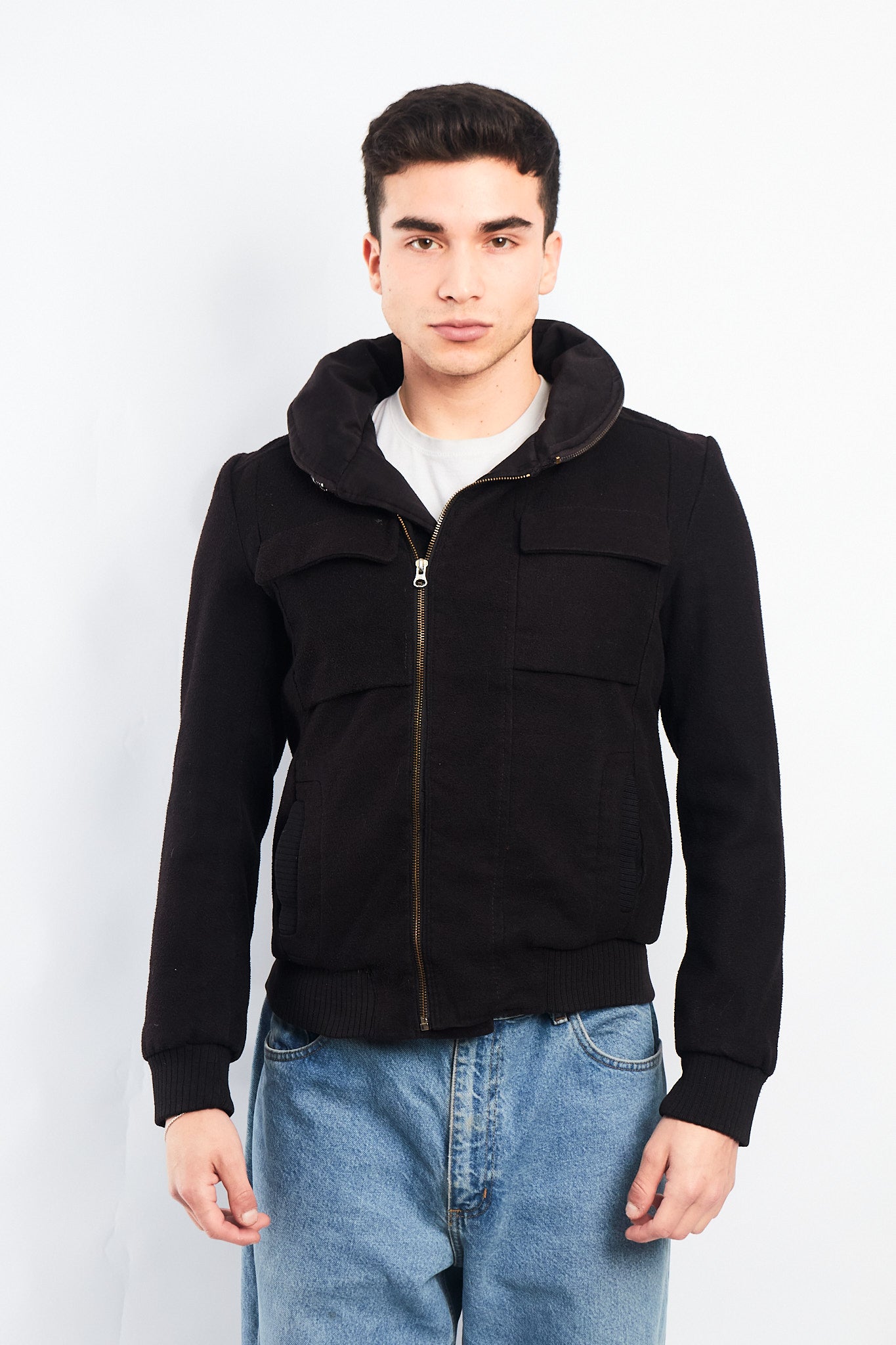 2000 Hugo Boss Wool Cargo Jacket (S)