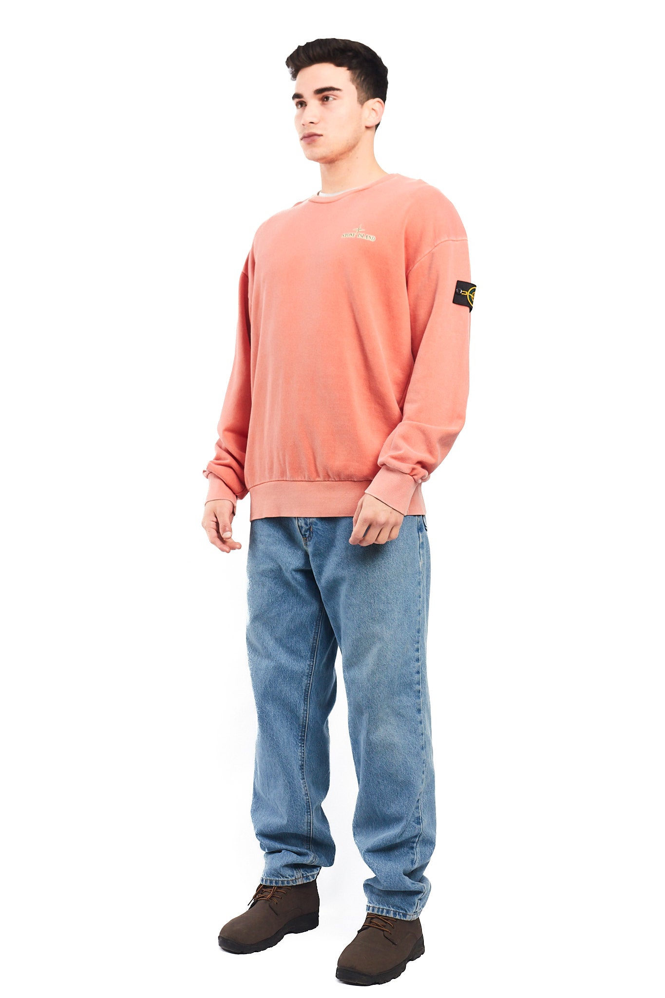 Vintage Stone Island Washed Salmon Crewneck (L/XL)