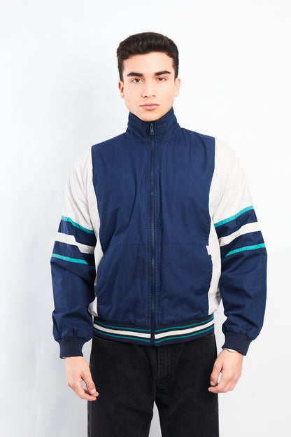 1990 Christian Dior Monsieur Colorblock Track Jacket (M)