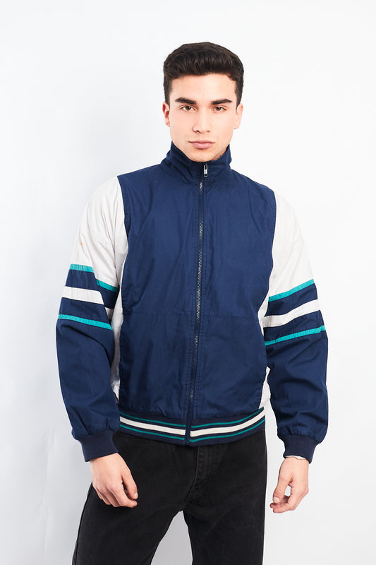 1990 Christian Dior Monsieur Colorblock Track Jacket (M)