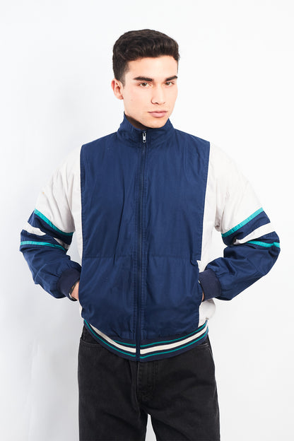 1990 Christian Dior Monsieur Colorblock Track Jacket (M)