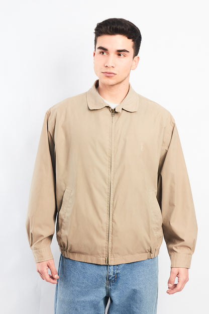 1990 Yve Saint Laurent Plaid Harrington Jacket (L)
