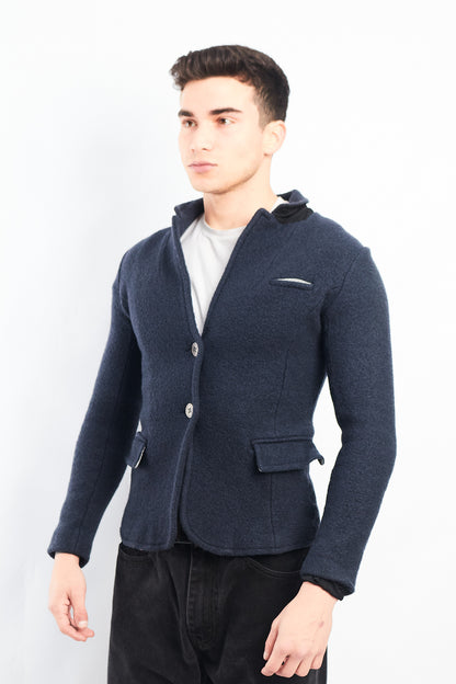 Vintage Armani Jeans Virgin Wool Blazer (XS)