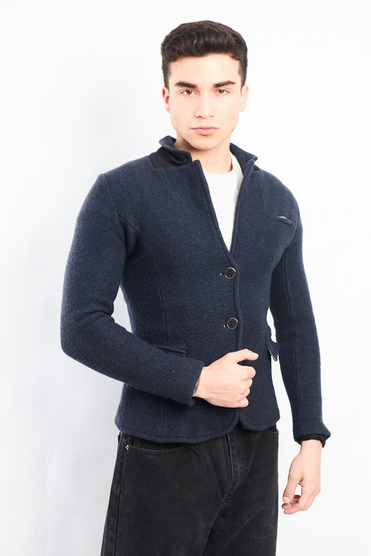 Vintage Armani Jeans Virgin Wool Blazer (XS)