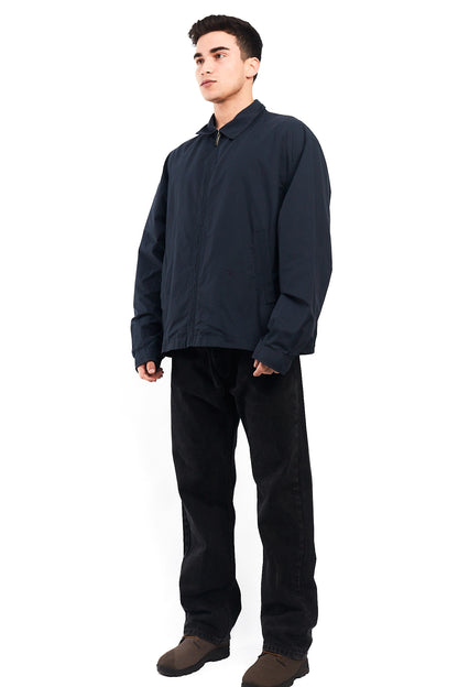 Vintage Burberry Navy Harrington Jacket (L/XL)